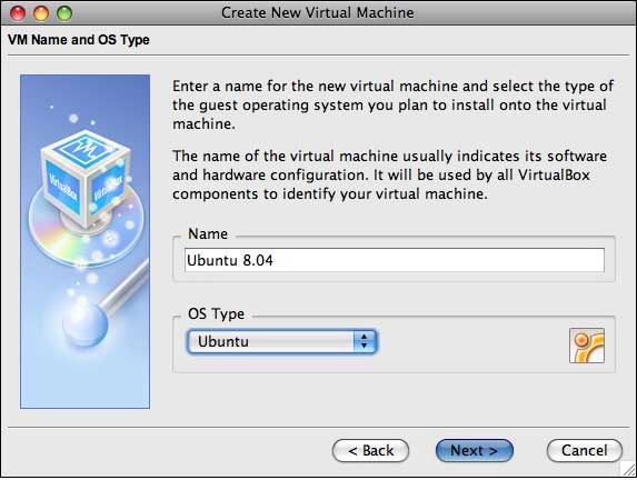 Create new virtual machine