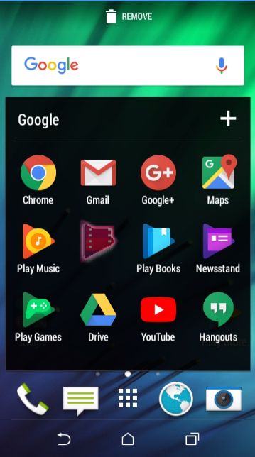 HTC - Google folder