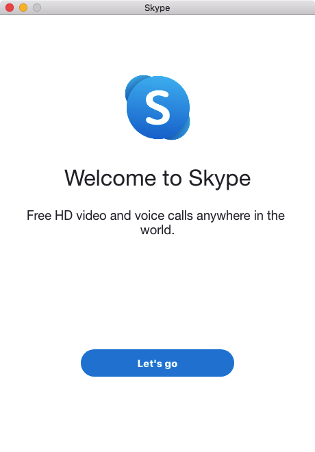 First Skype window