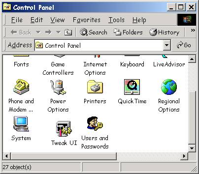 TweakUI's Control Panel icon
