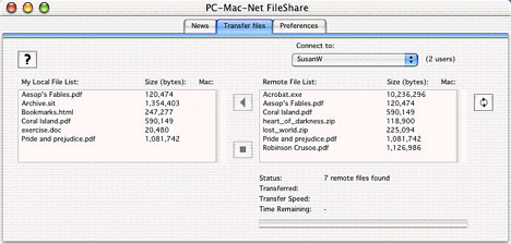 PC-Mac-Net OSX screen