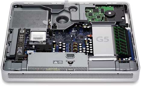G5 iMac inside