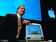 Steve Jobs introduces iMac