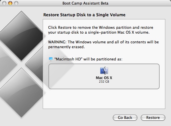 Remove Windows partition