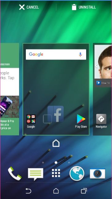 HTC Add an icon to the Home Screen