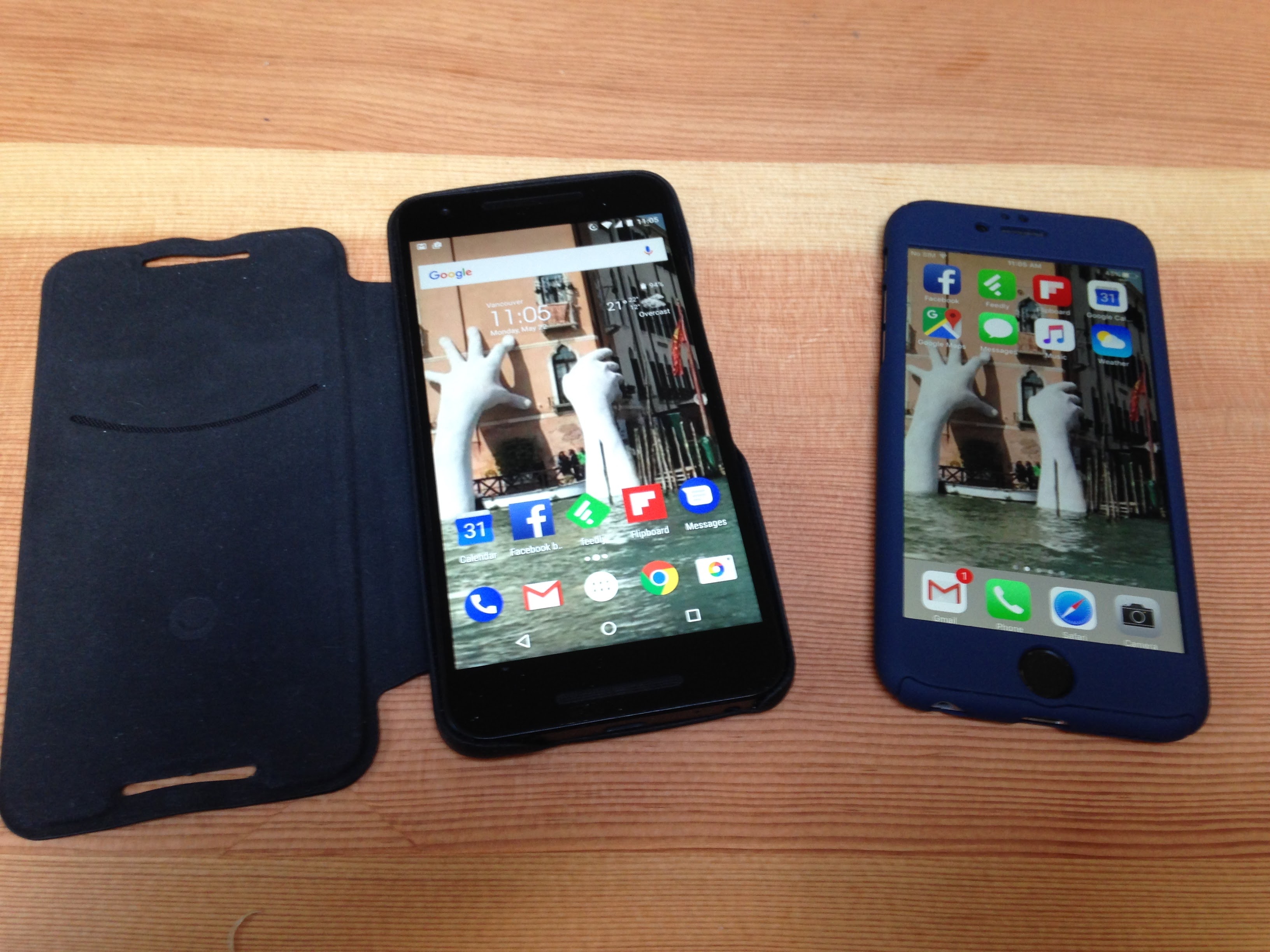 Nexus 5x vs iPhone 6