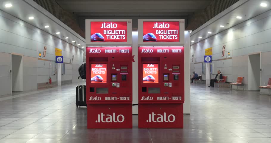 Italo ticket machines