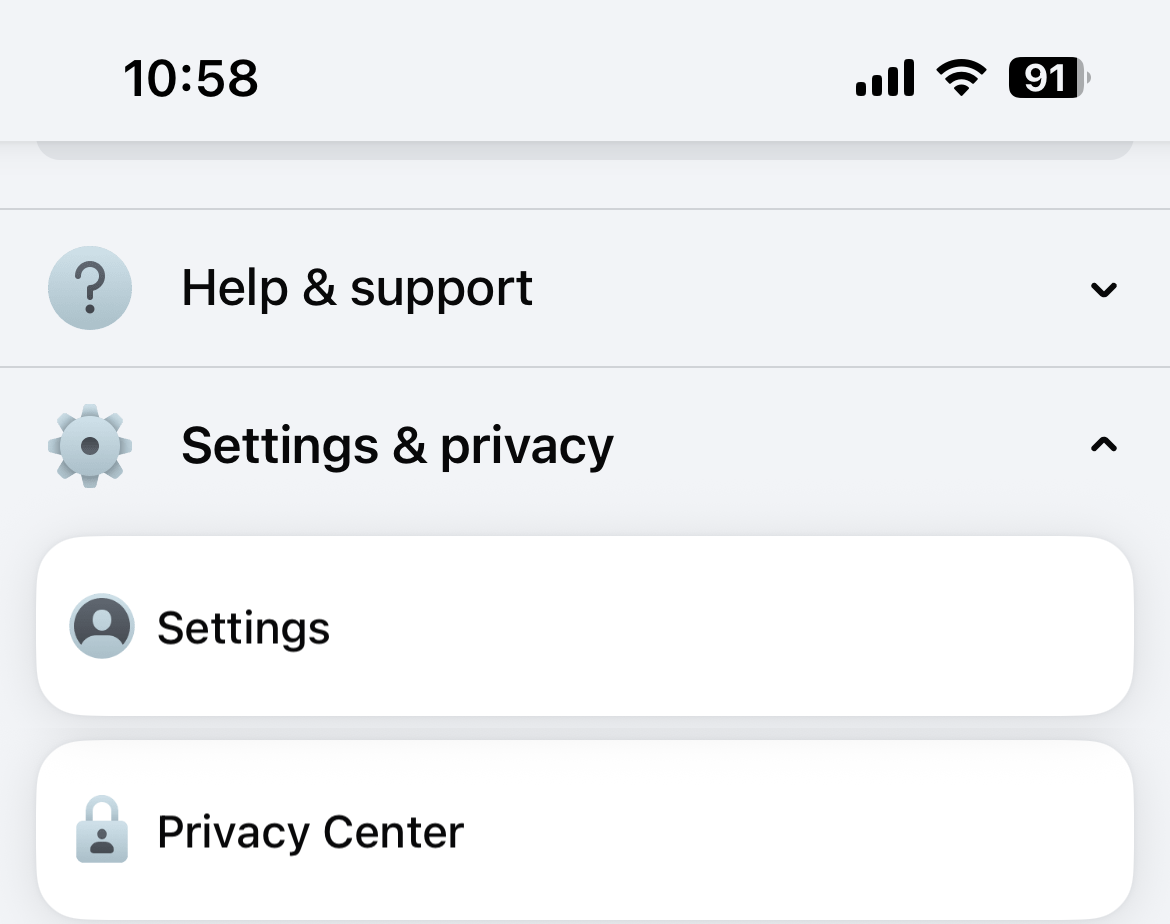 Find Settings