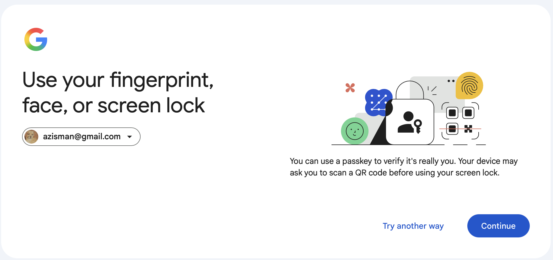 Passkey or?