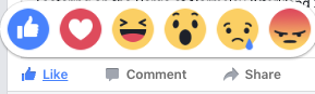 Emoticons for the Like button