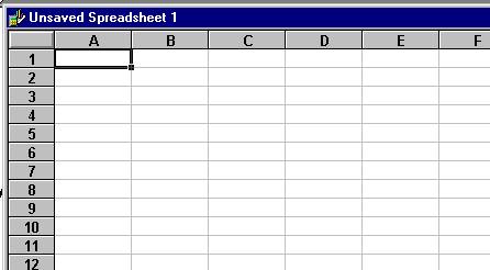 New spreadsheet