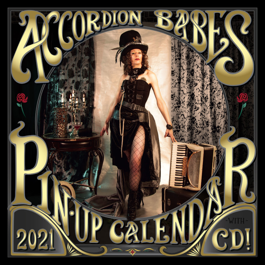 2021 Accordion Babes calendar