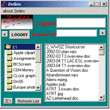Zedex: Logged in